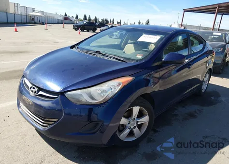 2013 Hyundai Elantra Gls z USA, uszkodzony, nr VIN 5NPDH4AE1DH311098